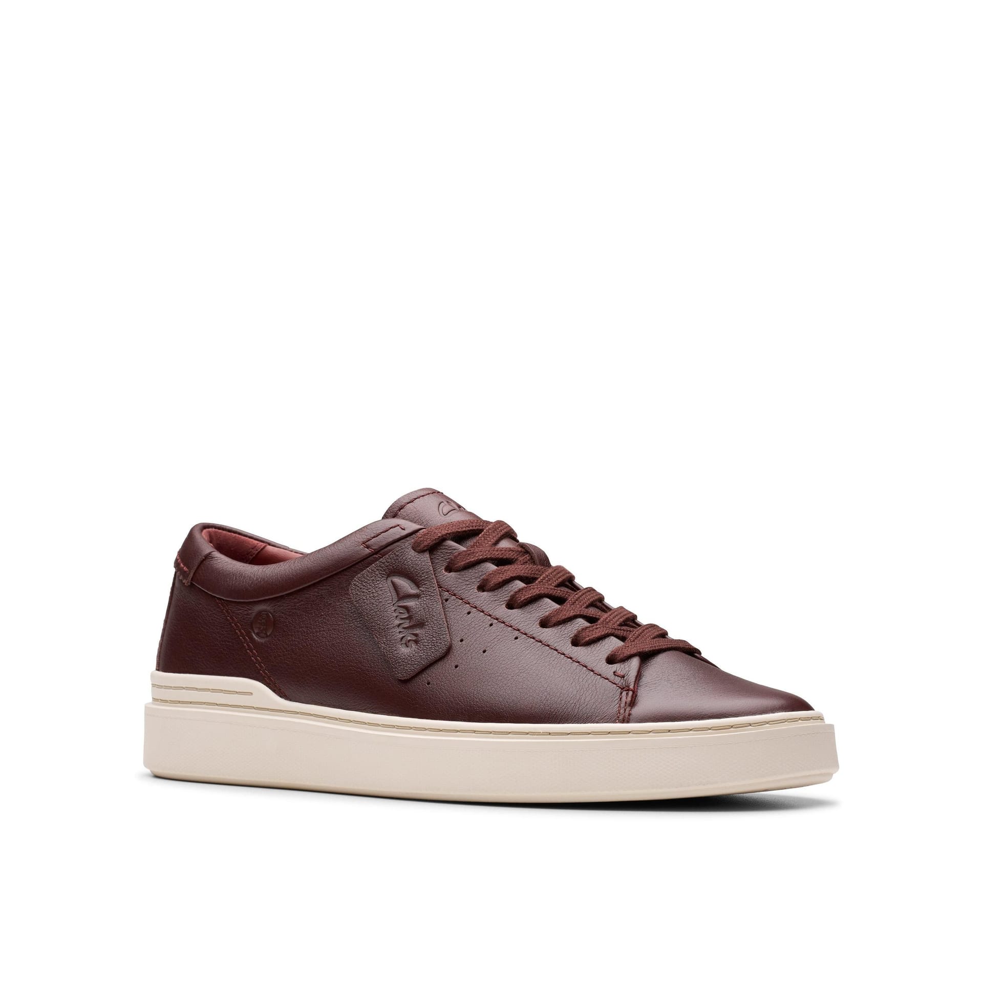 Clarks Clarks Men's Craft Swift Brown Leather Trainers, Lace Up - 4