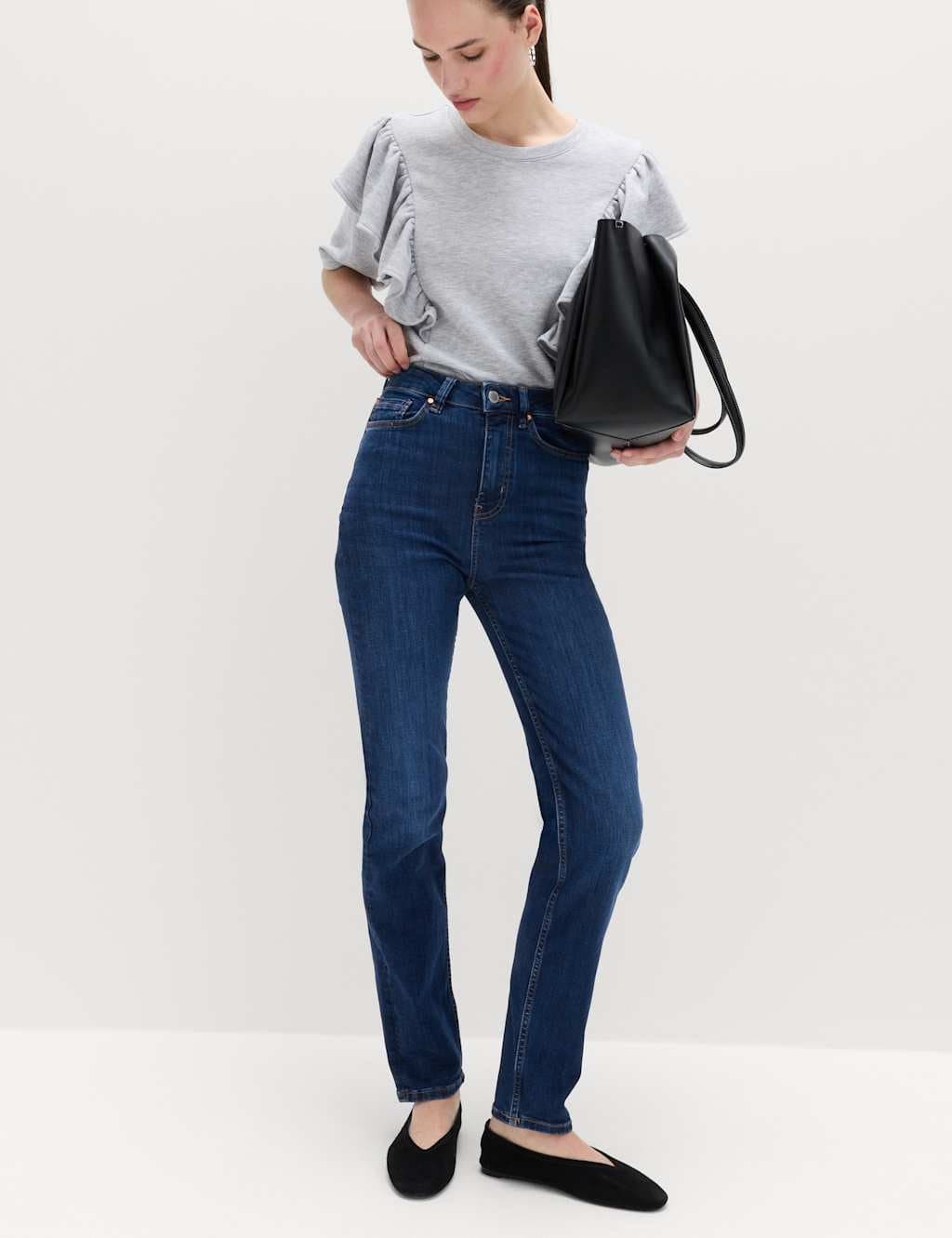 Marks & Spencer M&S Dark Indigo High Waisted Jeans
