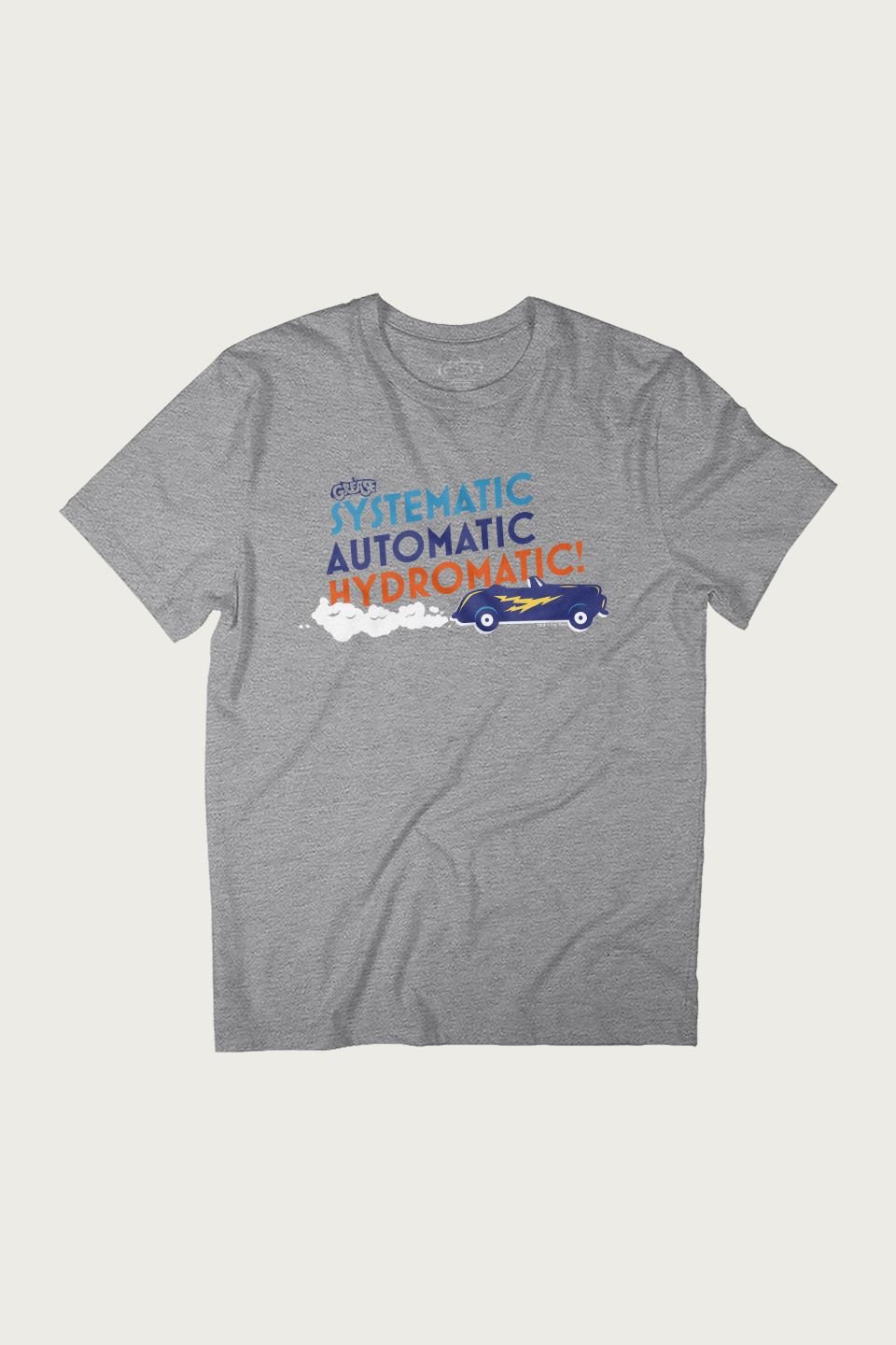 Grease Grease Men's d Lightnin' Systematic Lyrics T-Shirt in Mid Grey - 2