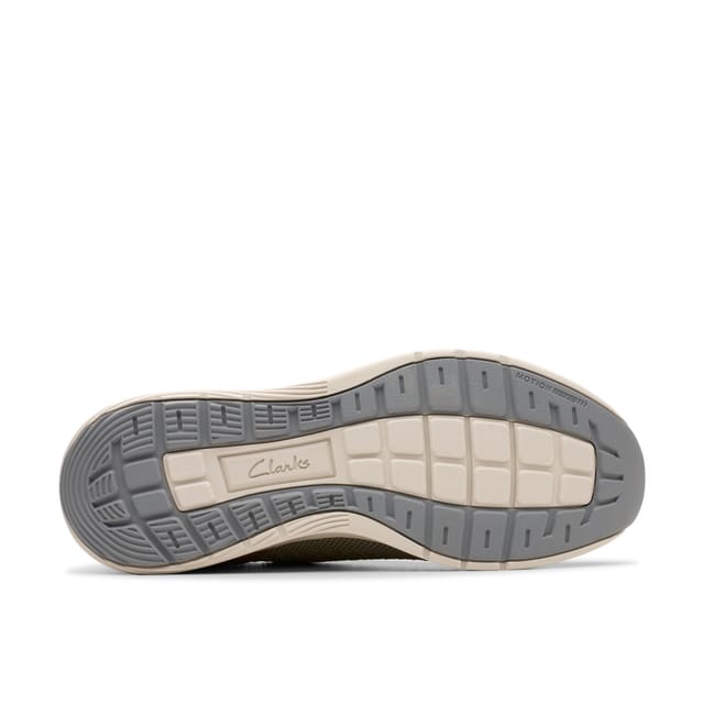 Clarks Clarks Men's Motion Trek LO Sand Knit Trainers, Walking in Beige - 3