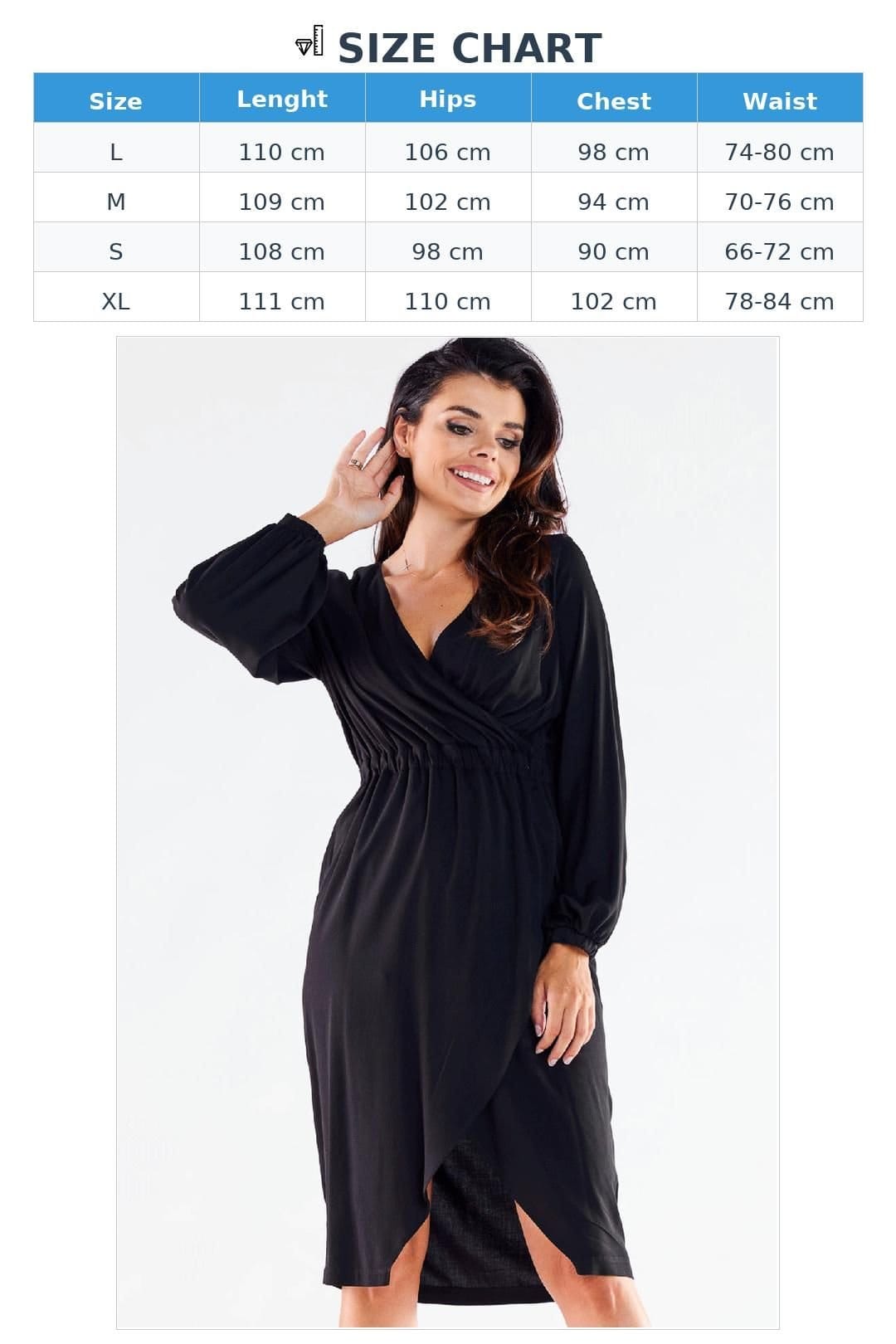 Love Lace Love Lace Women's Feminine Long Sleeve Cocktail Dress in Poland in Black - 4