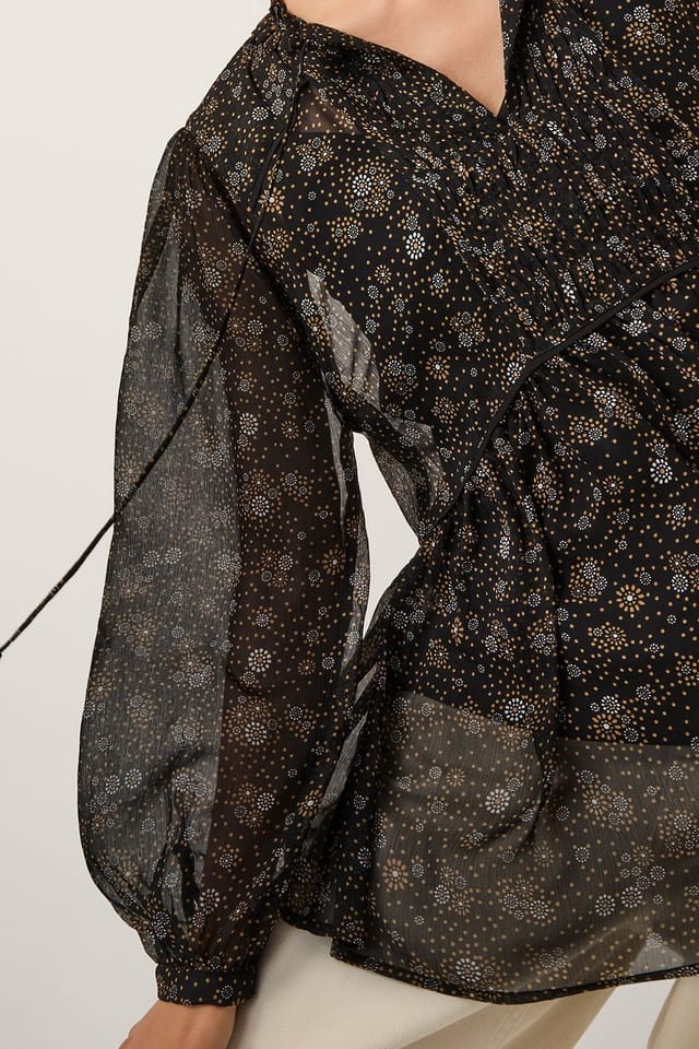 Monsoon Monsoon Women's Clara Dotwork Print Blouse Black - 3