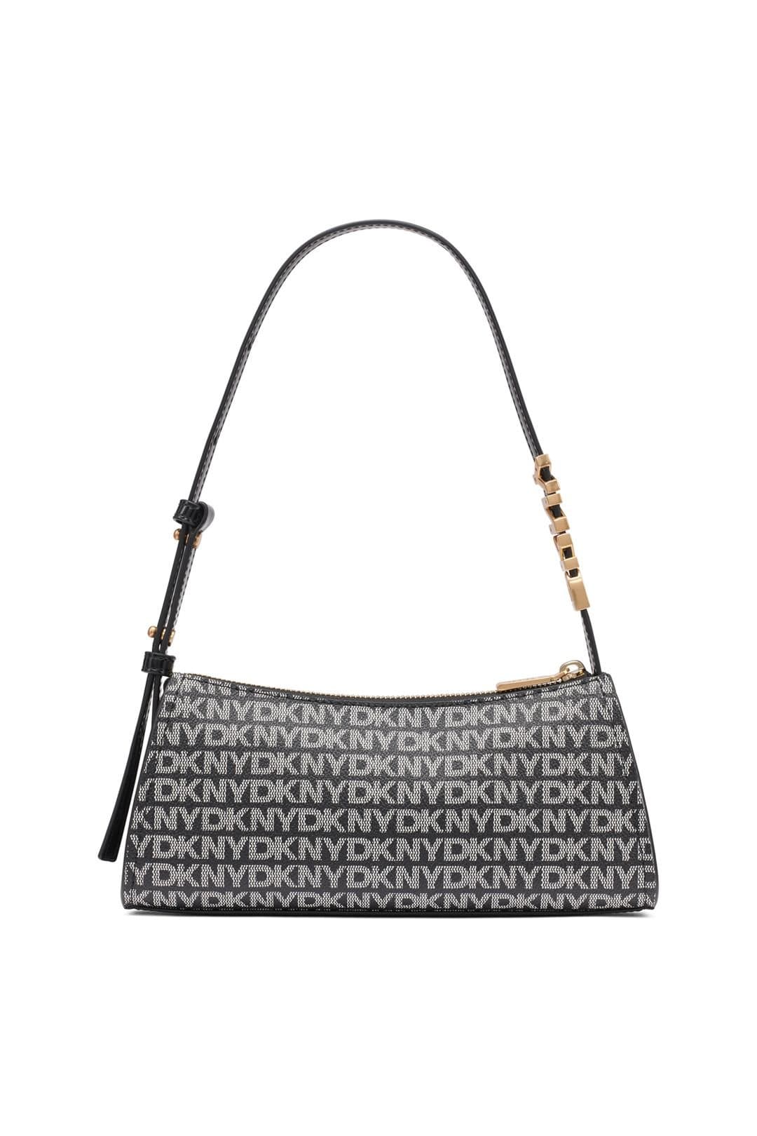 DKNY DKNY Women's Avril Tz Shoulder New York Logo Black
