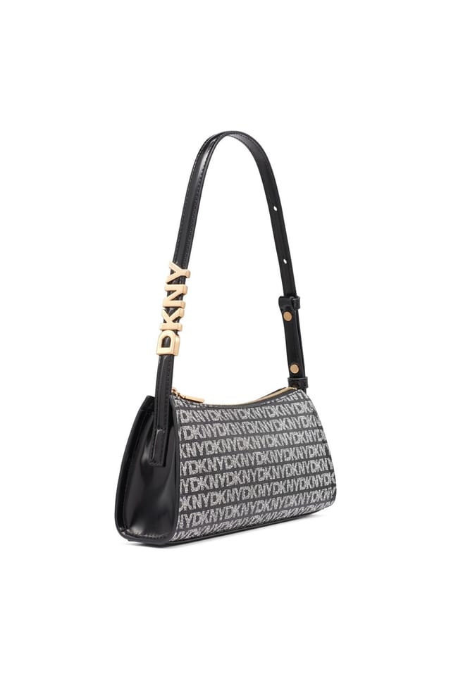 DKNY DKNY Women's Avril Tz Shoulder New York Logo Black - 2