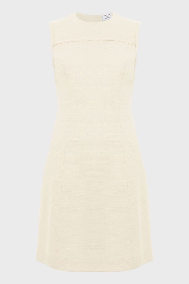 Hobbs London Hobbs London Women's Hinton Sleeveless Mini Dress in Lemon - 2
