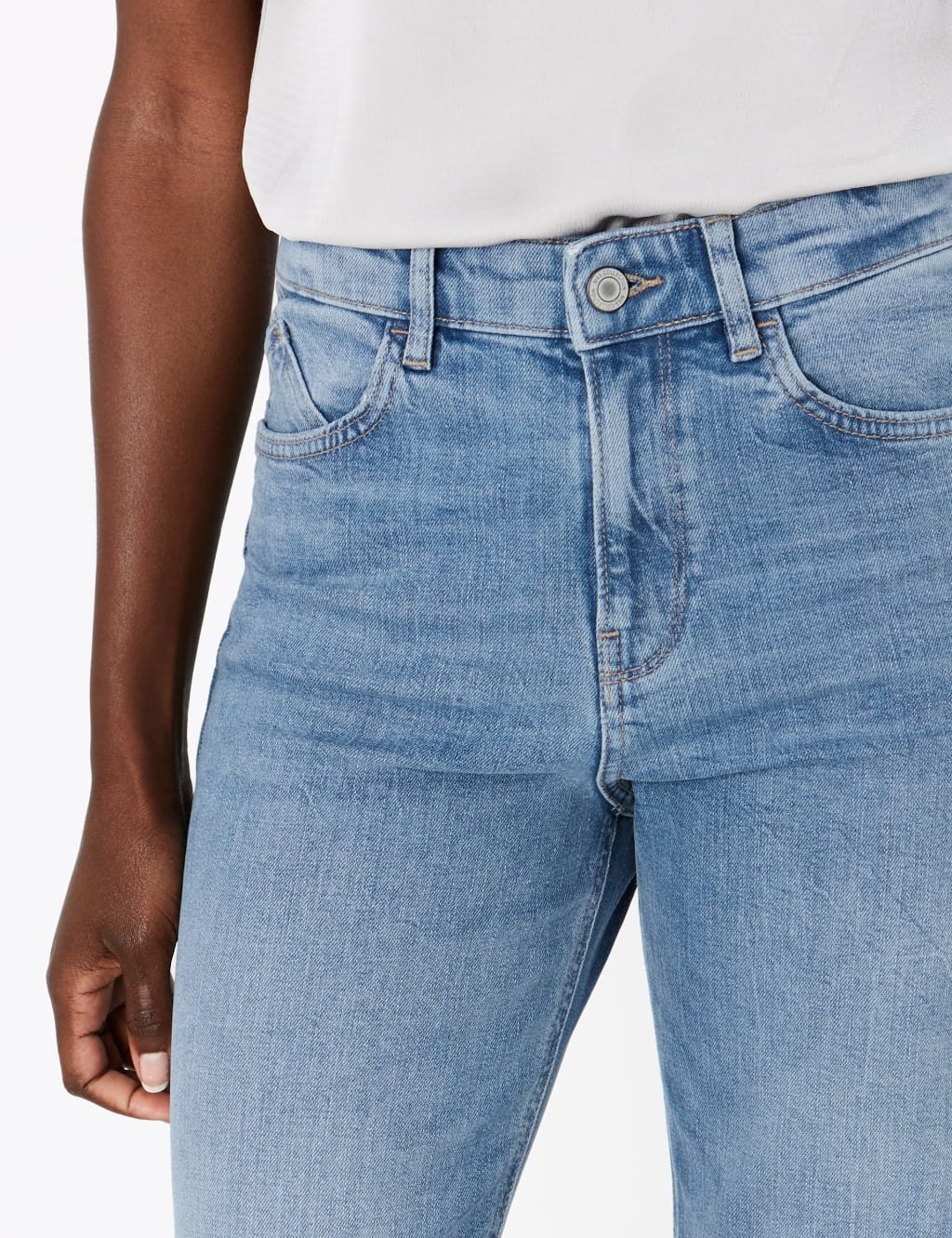 Marks & Spencer M&S Boyfriend Jeans with Stretch Light Indigo - 2