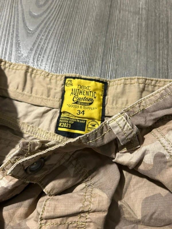 Next Vintage next baggy camo shorts