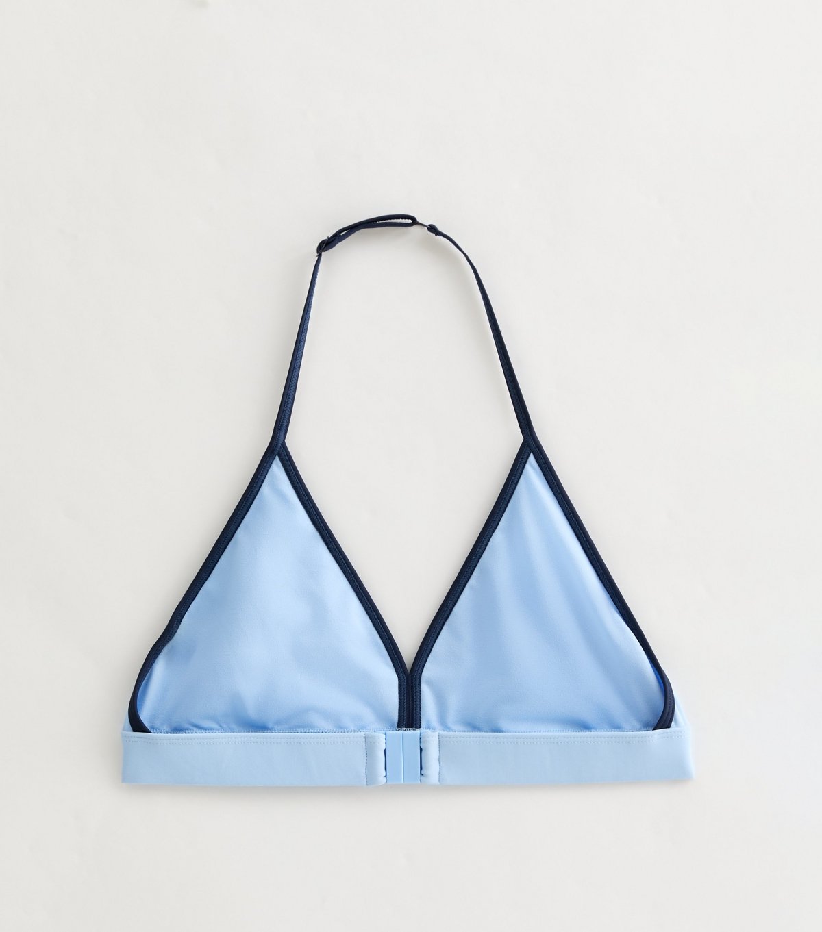 New Look Girls' Light Blue Contrast Binding Triangle Bikini Set New Look - 2