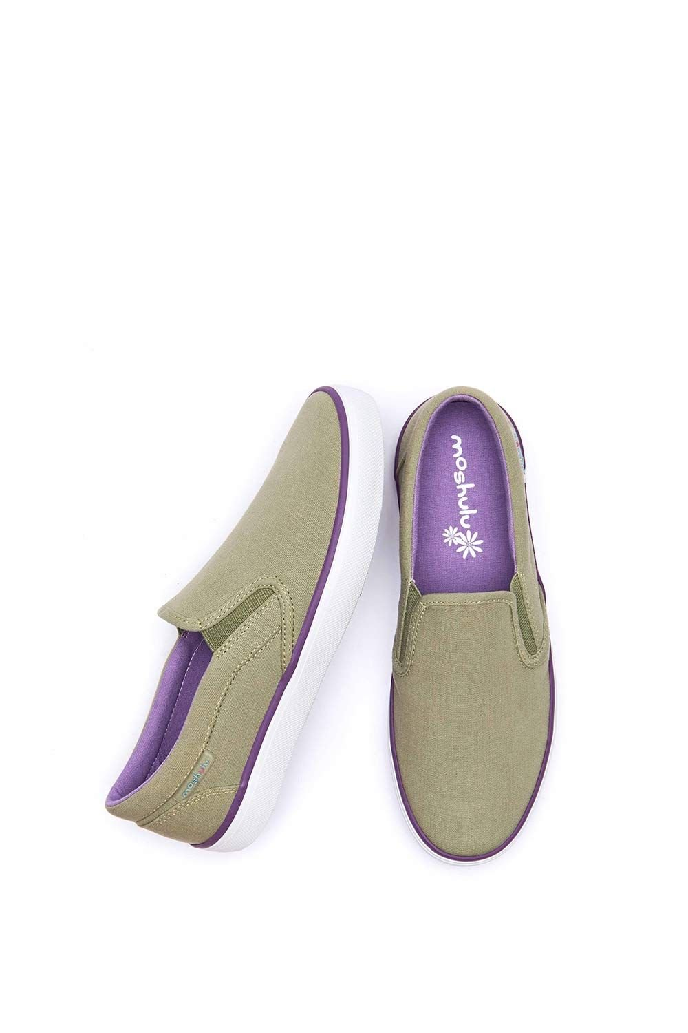 Moshulu Moshulu Women's 'Dundee' Slip-on Pumps in Pale Green - 2