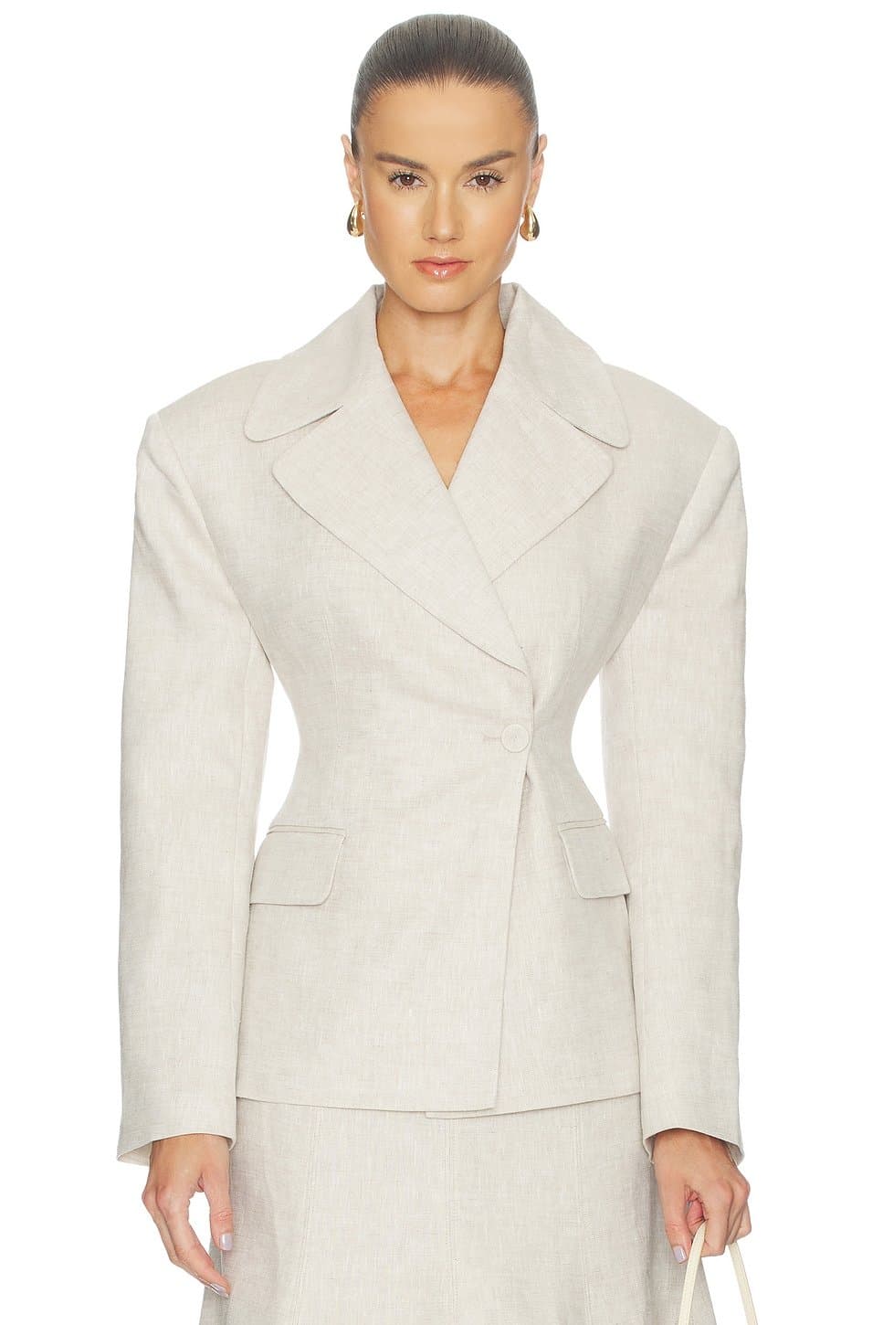 revolve Revolve Malena Linen Blazer