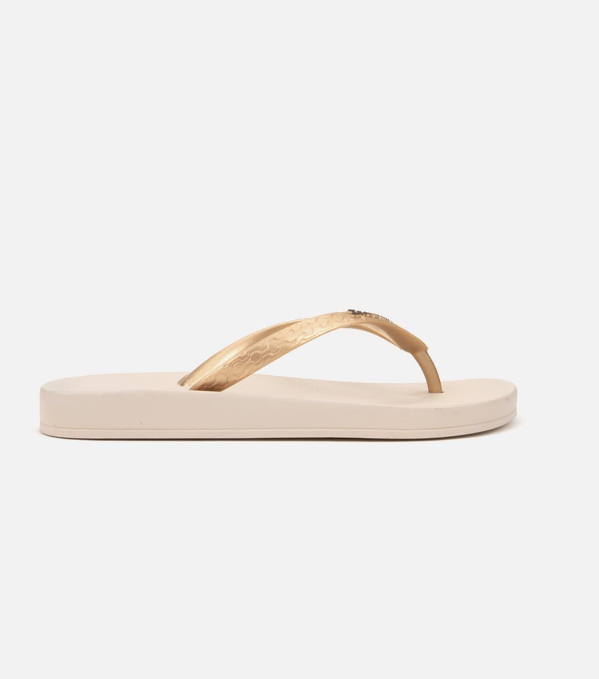 Ipanema Women's Tan and Gold Anatomica Flip Flops Ipanema New Look