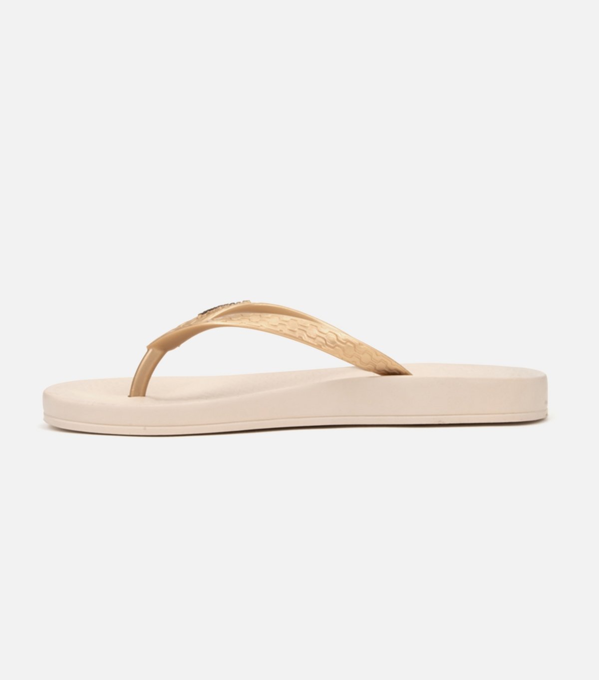 Ipanema Women's Tan and Gold Anatomica Flip Flops Ipanema New Look - 2