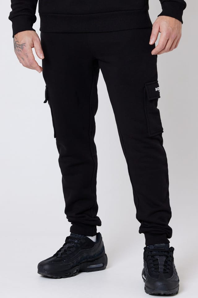 BCouture BCouture Men's 3-Pack Fleece Cargo Joggers - 2