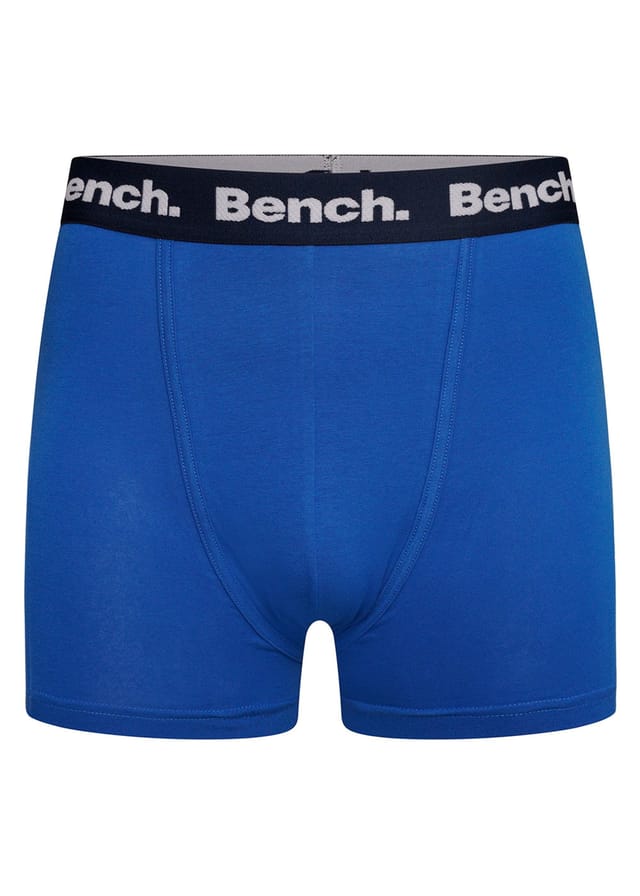Bench Bench Men's 5 Pack 'Acura' Cotton Rich Boxers in Blue - 2