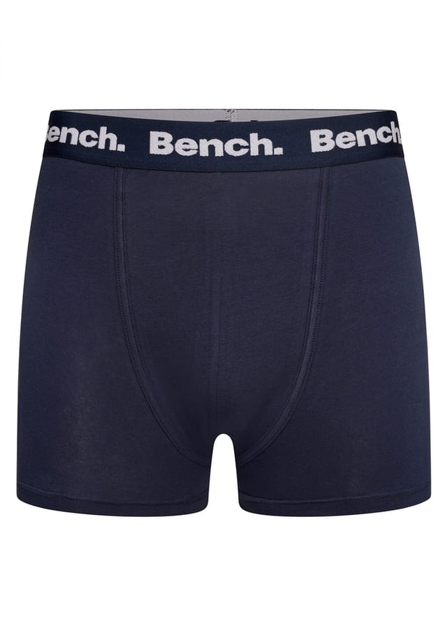 Bench Bench Men's 5 Pack 'Acura' Cotton Rich Boxers in Blue - 3