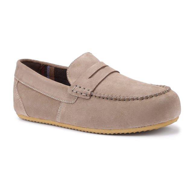 Hotter Hotter Women's 'Serene' Suede Slippers in Taupe - 2