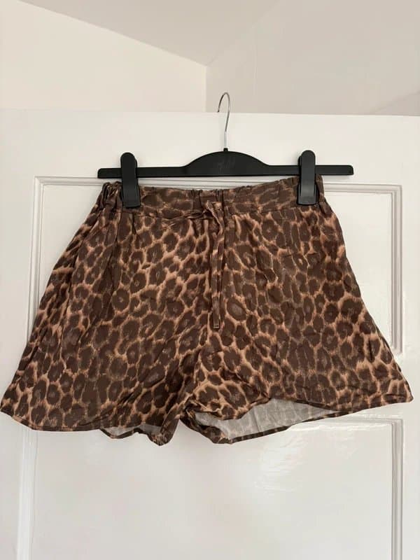 ASOS Design Leopard print shorts