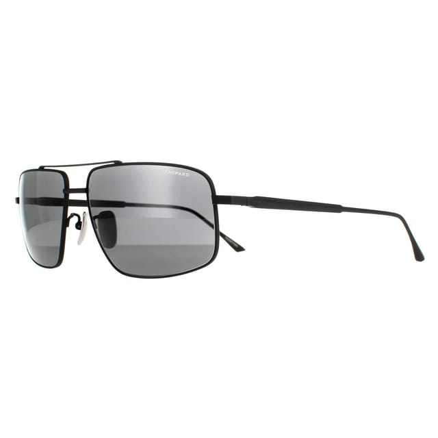 Chopard Chopard Men's Aviator Semi Matte Black Smoke Polarised SCHF21M - 2