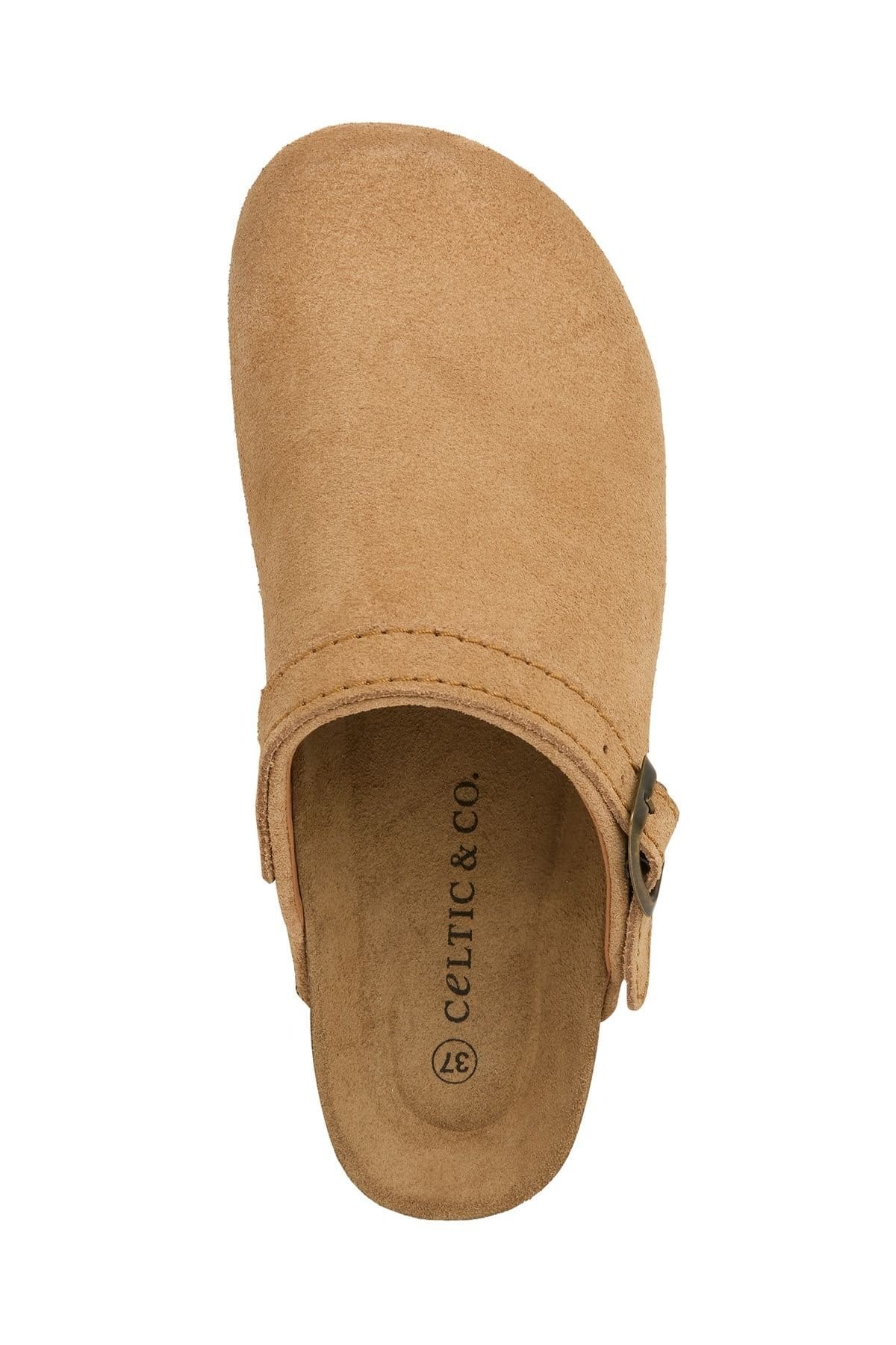 Celtic & Co Celtic & Co Women's Strap Detail Clog in Light Tan - 4