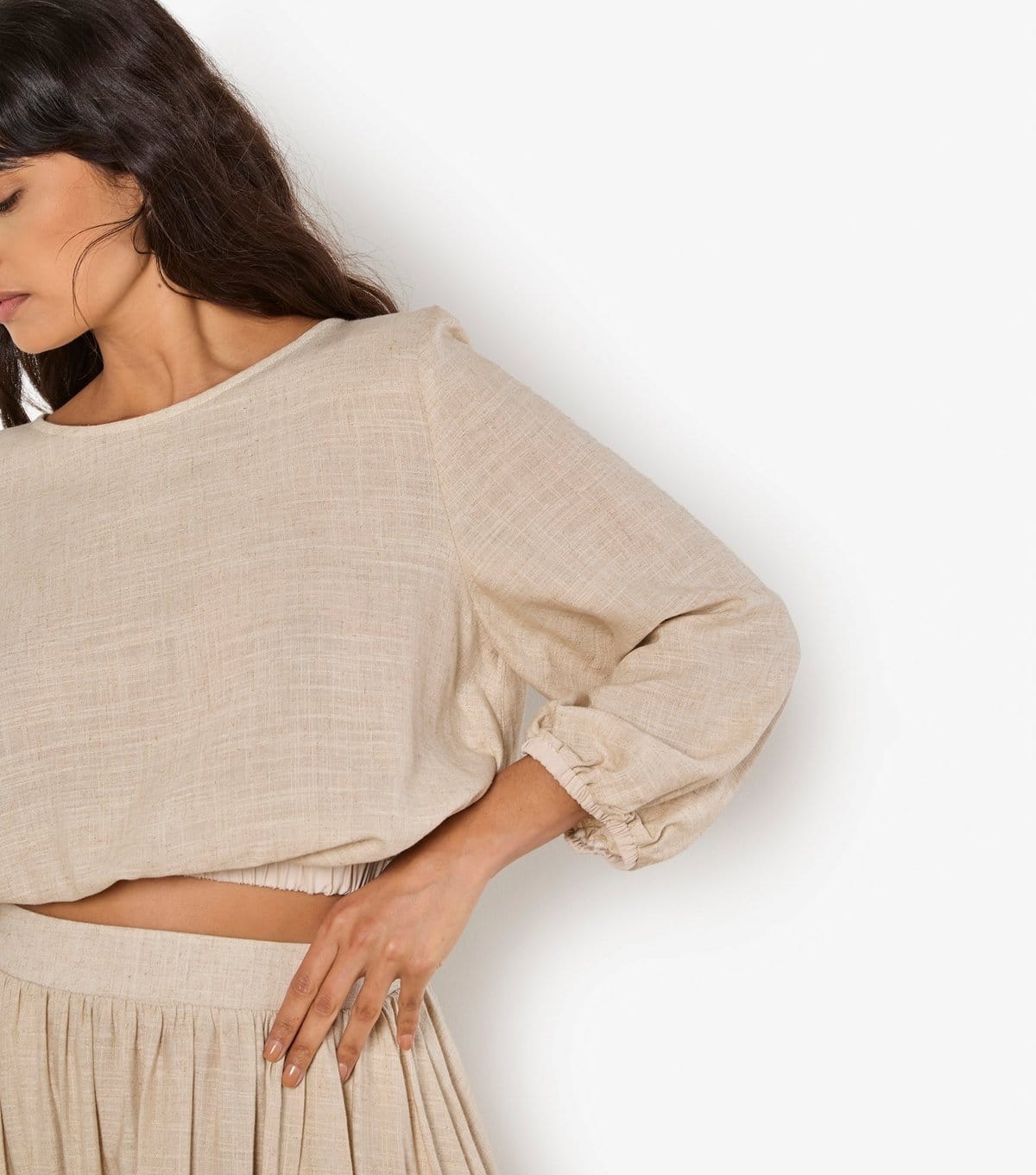 Apricot Women's Stone Pleated Midi Skirt Apricot New Look - 4