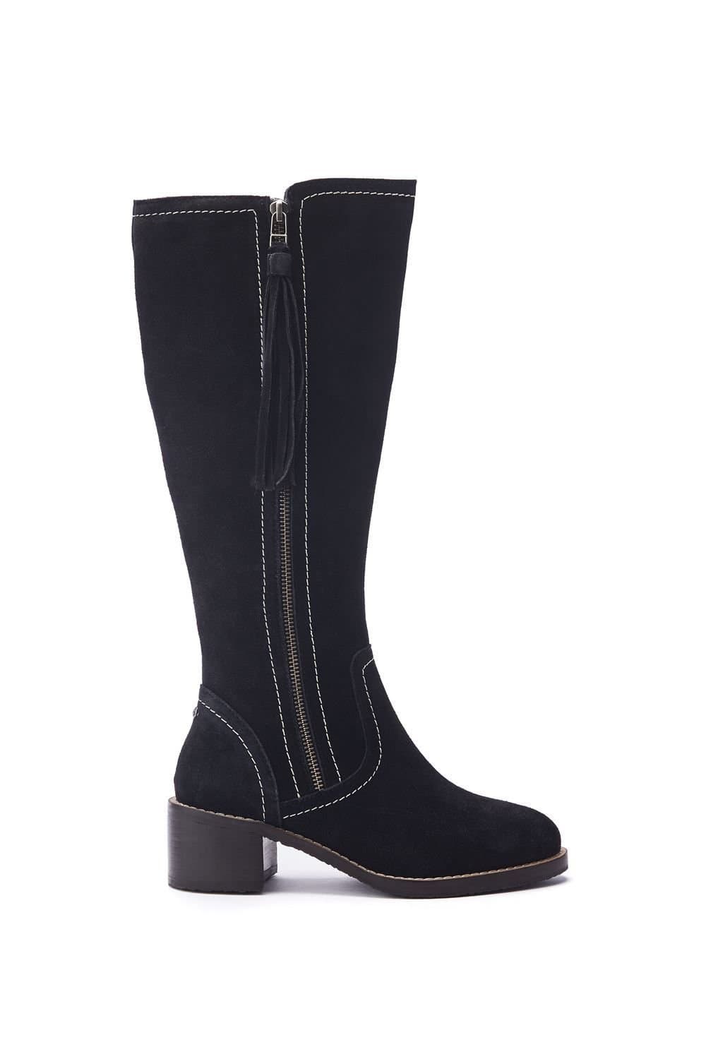 Moda In Pelle Moda In Pelle Women's 'Rodell' Suede Heeled Boots in Black