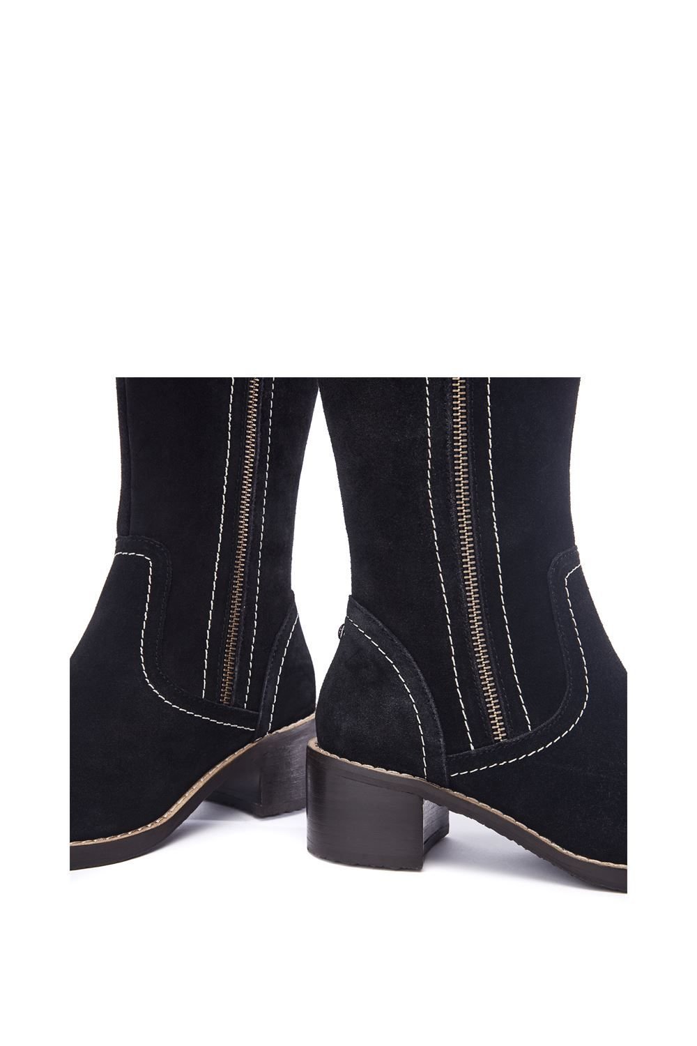 Moda In Pelle Moda In Pelle Women's 'Rodell' Suede Heeled Boots in Black - 4