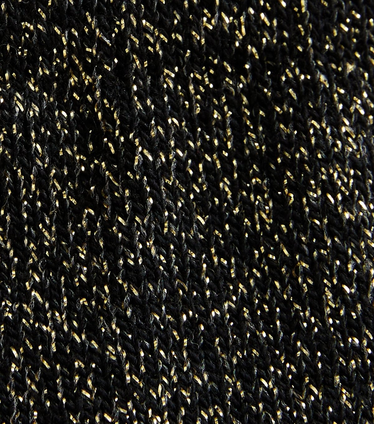 New Look Black and Gold Lurex Socks New Look - 2