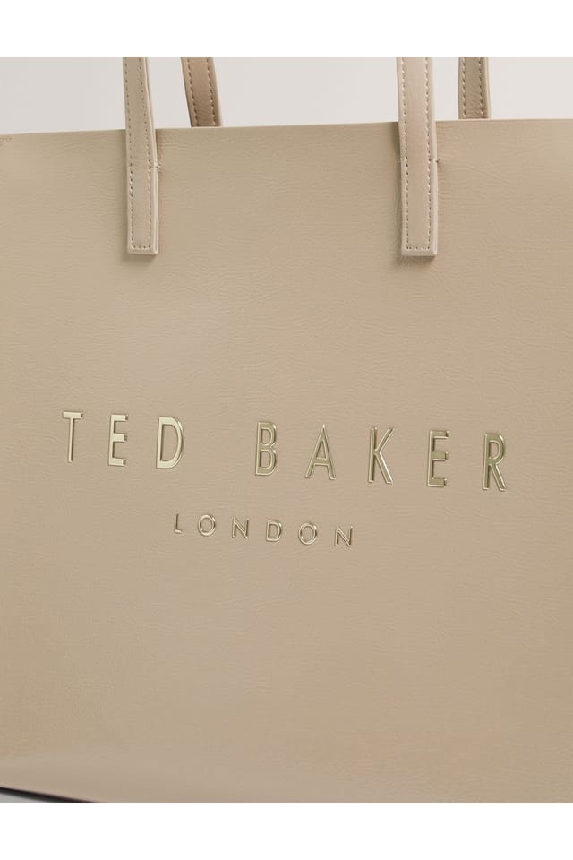 Ted Baker Ted Baker Women's Crinkle Large Icon Bag Stone - 3