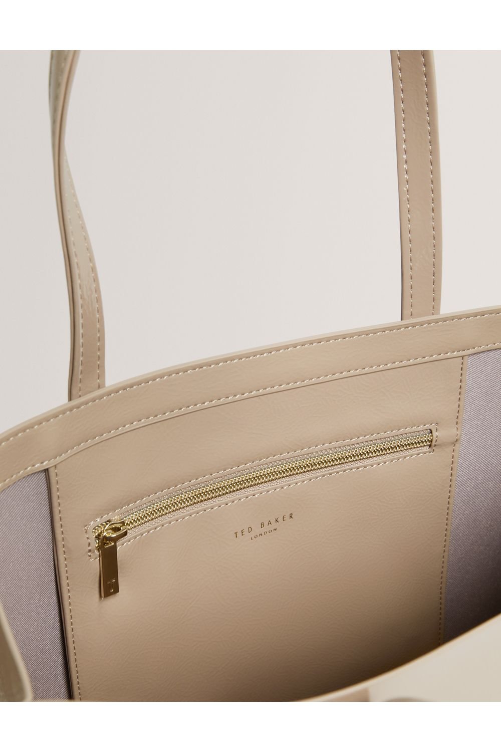 Ted Baker Ted Baker Women's Crinkle Large Icon Bag Stone - 4