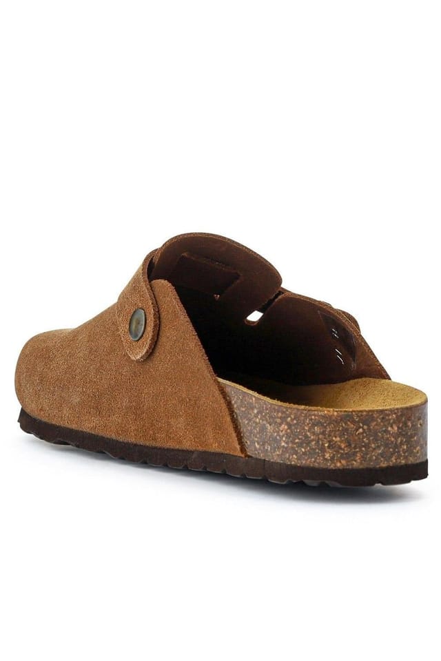 Jones Bootmaker Jones Bootmaker Women's Hestina Leather Mules in Tan - 3