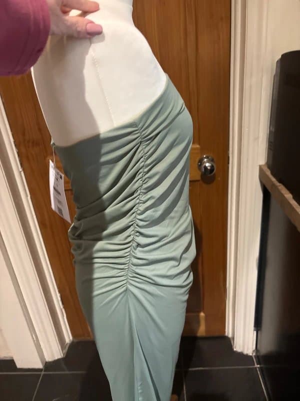 Bershka Ruched elastic dress