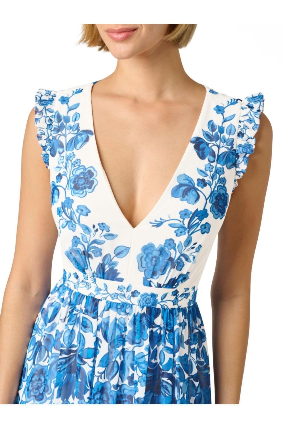Adrianna Papell Adrianna Papell Women's Floral Border Gown - 4