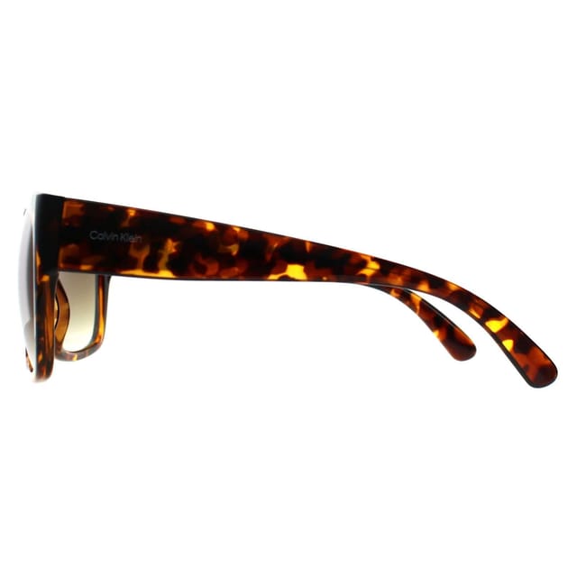 Calvin Klein CALVIN KLEIN Women's Square Shiny Havana Brown Gradient CK22549S - 3