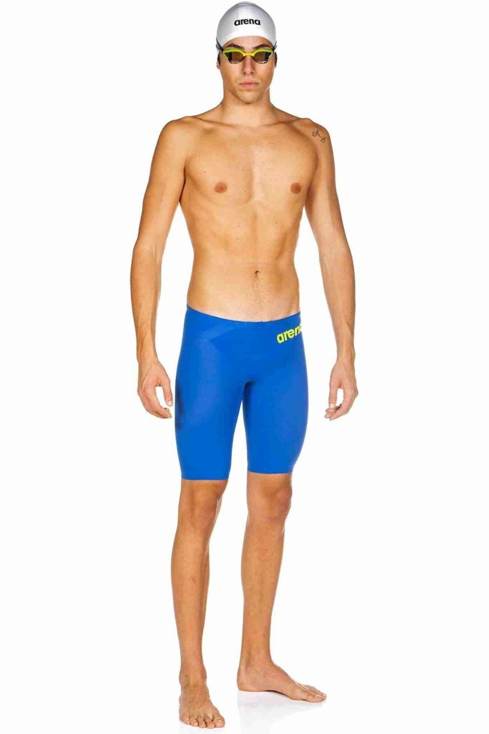 Arena Arena Men's Powerskin Carbon Air 2 Jammer - Blue / Grey - 4