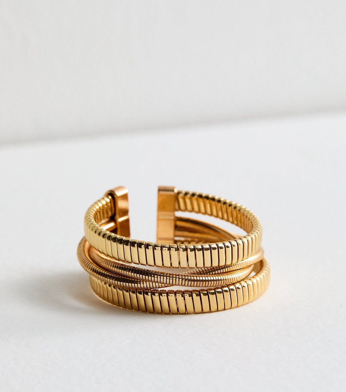 New Look Gold Tone Vintage Wrap Bracelet New Look - 3