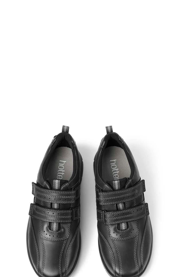 Hotter Hotter Men's 'Energise' Casual Shoe in Black - 3