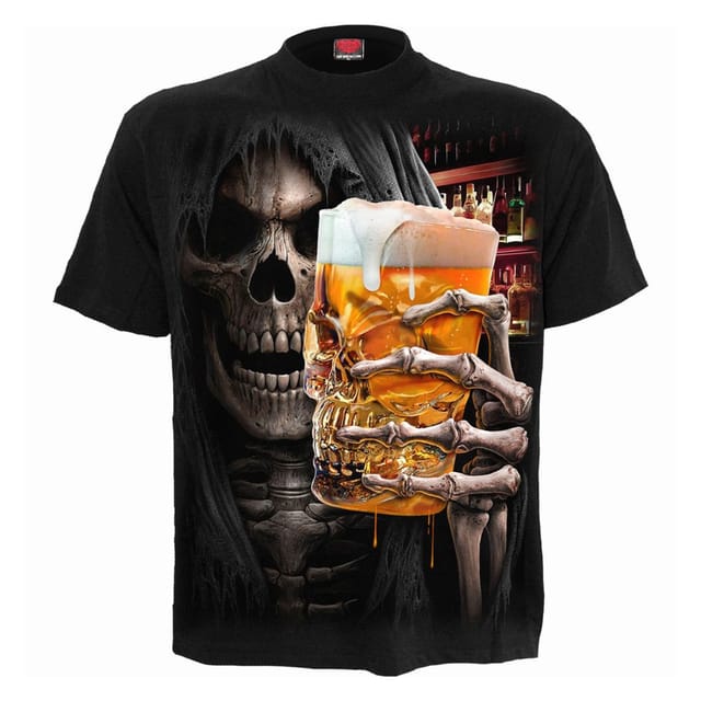Spiral Direct Spiral Direct Men's Live Loud T-Shirt in Black - 2