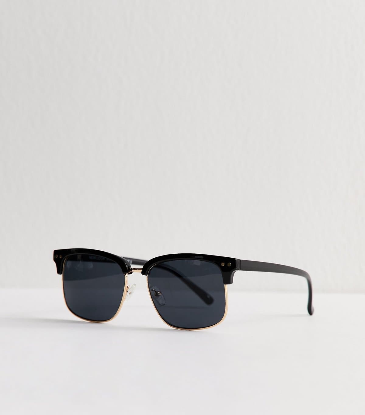 New Look Men's Black Retro Sunglasses New Look