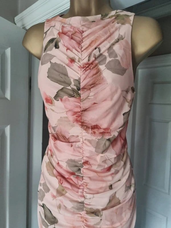 River Island Floral Mesh Dress Size 12