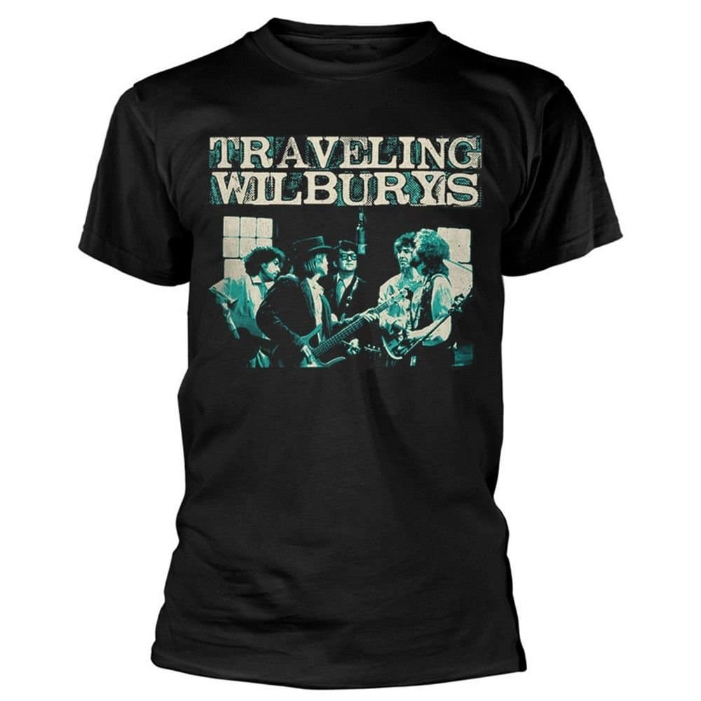 Traveling Wilburys Traveling Wilburys Men's Performing T-Shirt in Black
