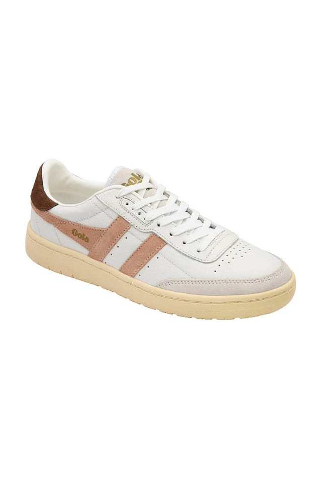 Gola Classics Gola Classics Women's 'Falcon' Leather Lace-Up Trainers in White - 2