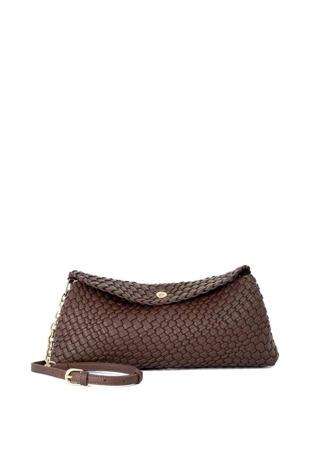 Dune London Dune London Brown Woven Clutch Bag