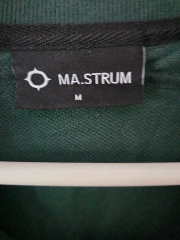 MA.STRUM Ma.strum dark green polo shirt - 1