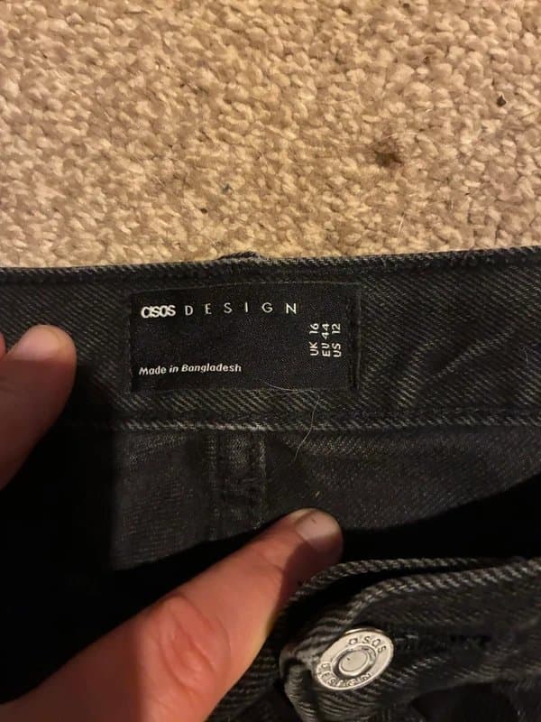 ASOS ASOS high waisted black shorts