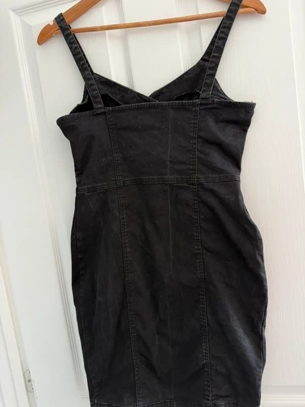 New Look Buttoned denim dress
