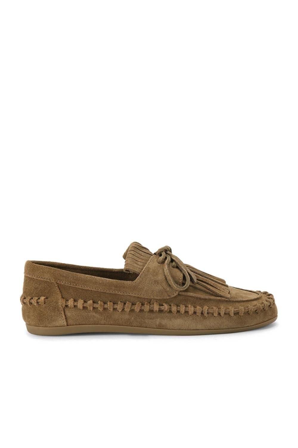 Steve Madden STEVE MADDEN Women's 'Samual Tan' Suede Flats in Tan