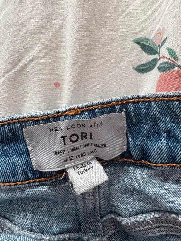 New Look Women’s blue mom new look jeans size 12 - 1