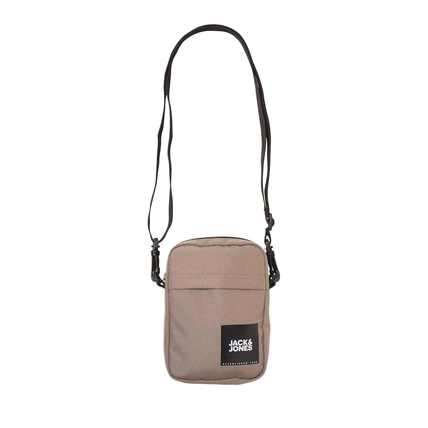 jack & jones Jack & Jones Men's Logo Crossbody Bag in Beige