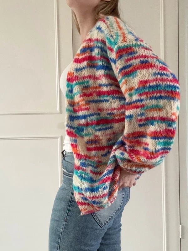 Noella Noella Johanna Multi Knit Cardigan / L-XL (Fits UK 10-14) / RRP £75