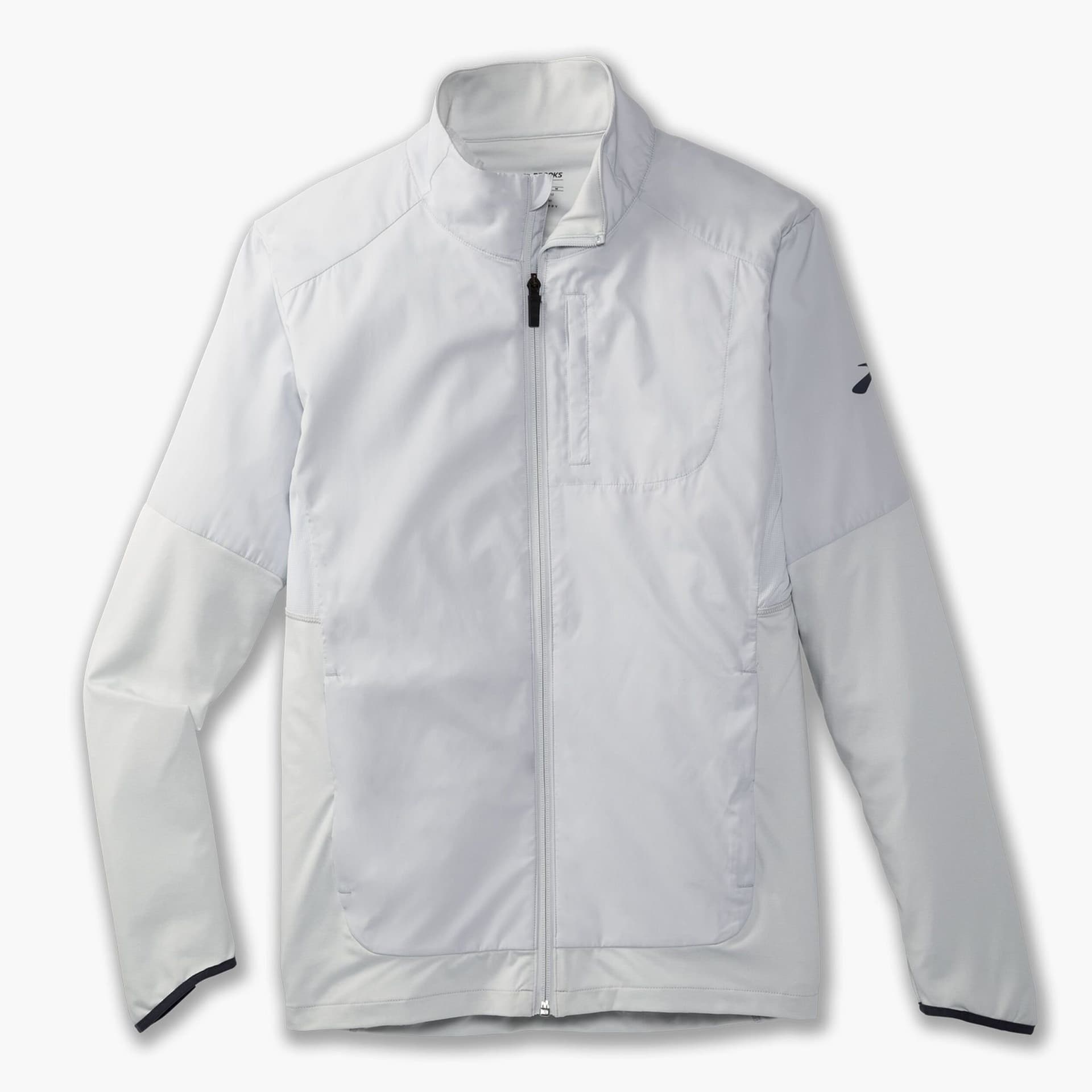 Brooks Brooks Men's Fushion White Hybrid Running Jacket